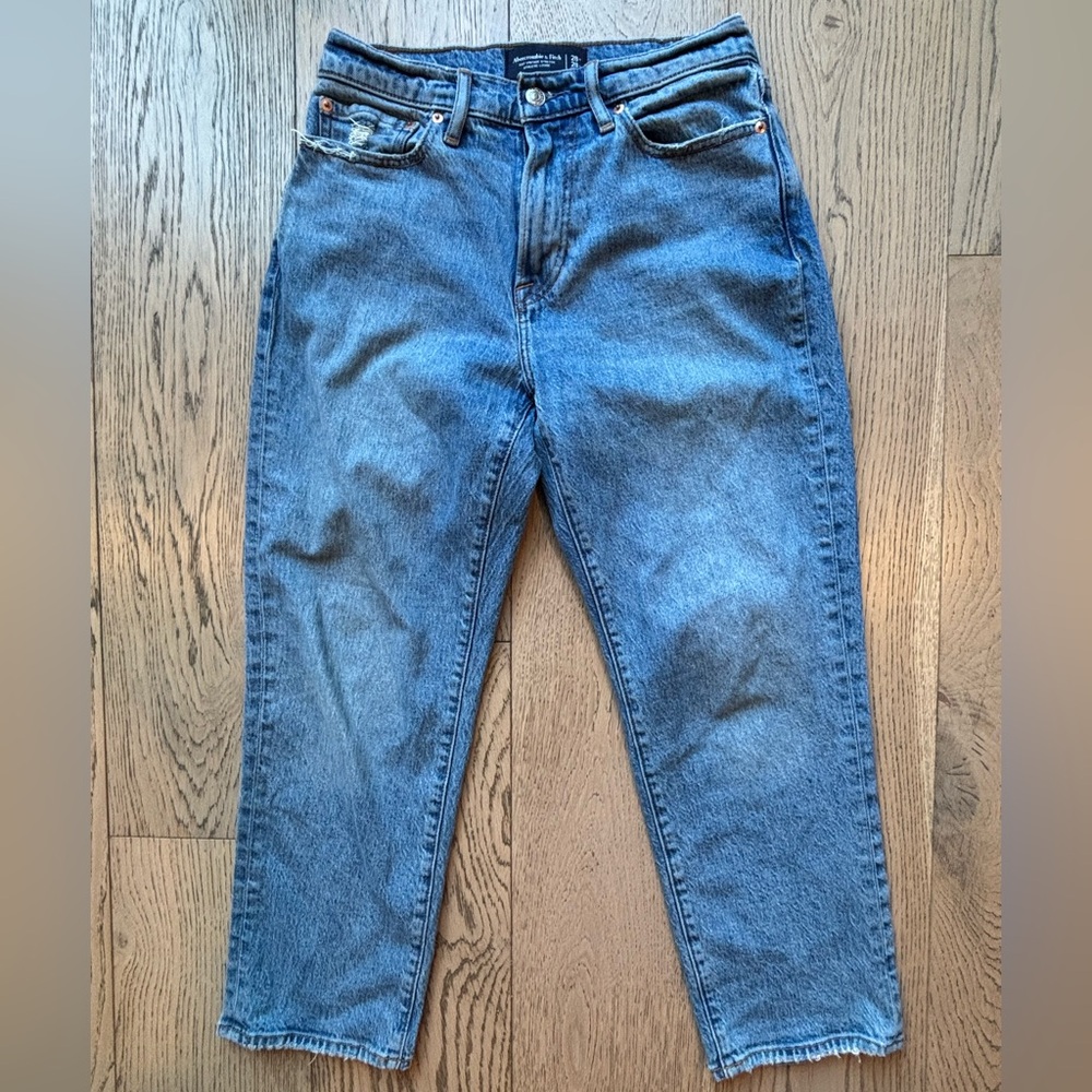 Abercrombie & Fitch Men Teen Athletic Loose Vintage Stretch Jeans 28 X 28
